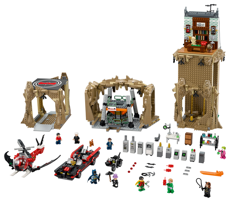 Illustration for article titled The LEGO Classic TV Series Batcave Has All The '60s Batman